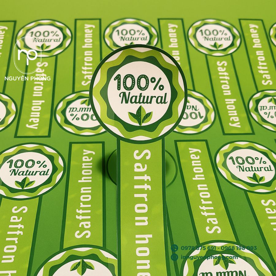 In Tem Dán Cổ Chai Lọ Giá Rẻ